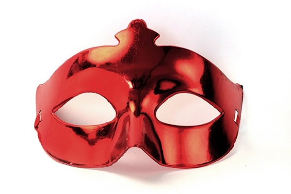 MASCHERA ROSSO METAL