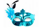 Party Mask - turquoise "feather"