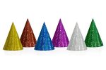 HOLOGRAPHIC PARTY HATS - 120 pcs