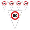 FESTONE BANDIERINE 50 ANNI - TRAFFIC SIGN