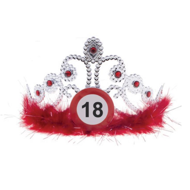 18 Anni di Compleanno Donna Tiara Birthday Corona 18 Compleanno Glitter Rosa “ 18 Today ” Sash per Feste di Compleanno Torte di Compleanno Decorazioni 