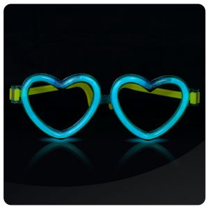 OCCHIALI LUMINOSI CUORE - BLU
