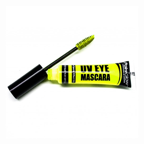 MASCARA FLUO UV - NEON GIALLO