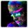 MASCARA FLUO UV - NEON BLU