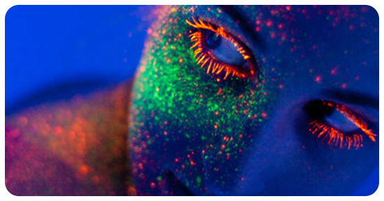MASCARA FLUO UV