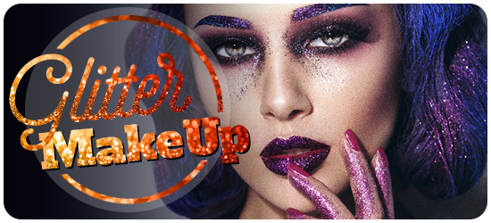 GLITTER MAKE UP