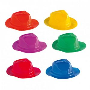 CAPPELLO Al Capone PLASTICA - COLORI MISTI