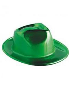 CAPPELLO Al Capone PLASTICA - VERDE