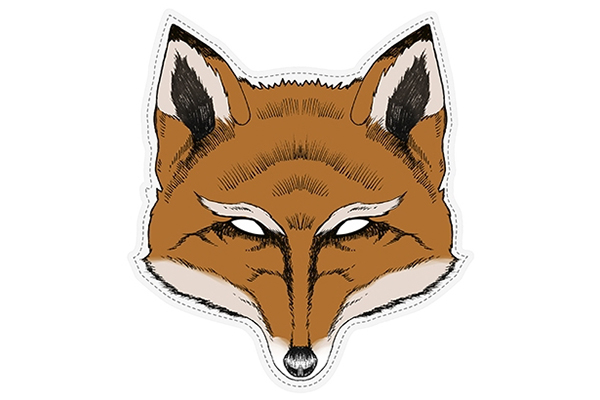 PAPER MASK "volpe"