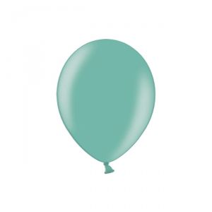 PALLONCINI ACQUAMARINA - METALLIZZATI - 23 cm