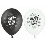 6 PALLONCINI HAPPY BIRTHDAY - 30 cm