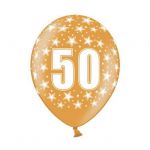 6 PALLONCINI 50 ANNI - 30 cm