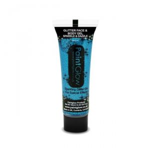 GEL GLITTER VISO E CORPO - BLU