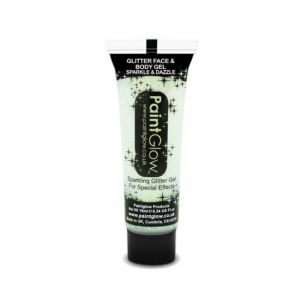 GEL GLITTER VISO E CORPO - BIANCO