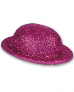 CAPPELLO BOMBETTA - GLITTER ROSA
