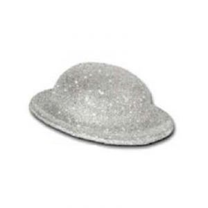 CAPPELLO BOMBETTA - GLITTER ARGENTO