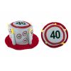 CAPPELLO TORTA 40 ANNI - TRAFFIC SIGN