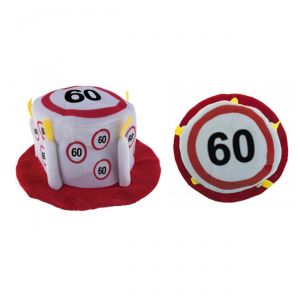 CAPPELLO TORTA 60 ANNI - TRAFFIC SIGN