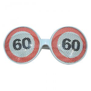 OCCHIALI  60 ANNI - TRAFFIC SIGN