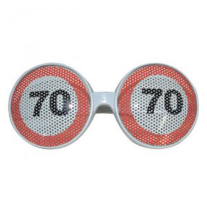 OCCHIALI  70 ANNI - TRAFFIC SIGN