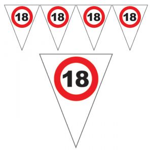 FESTONE BANDIERINE 18 ANNI - TRAFFIC SIGN