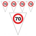 FESTONE BANDIERINE 70 ANNI - TRAFFIC SIGN