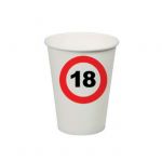 BICCHIERI 18 ANNI - TRAFFIC SIGN