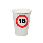 BICCHIERI 18 ANNI - TRAFFIC SIGN