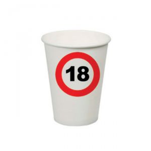 BICCHIERI 18 ANNI - TRAFFIC SIGN