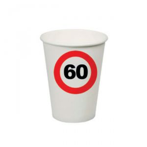 BICCHIERI 60 ANNI - TRAFFIC SIGN