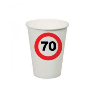 BICCHIERI 70 ANNI - TRAFFIC SIGN