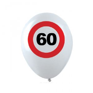 PALLONCINI 60 ANNI - TRAFFIC SIGN