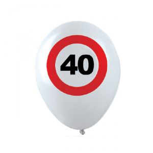 PALLONCINI 40 ANNI - TRAFFIC SIGN