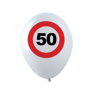 PALLONCINI 50 ANNI - TRAFFIC SIGN