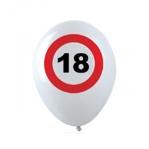 PALLONCINI 18 ANNI - TRAFFIC SIGN