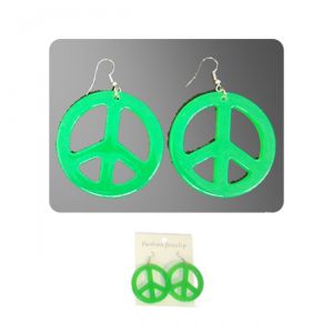 ORECCHINI PEACE - VERDI