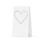 CANDLE BAGS CUORE - conf 10 pz