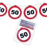 FESTONE GHIRLANDE 50 ANNI - TRAFFIC SIGN