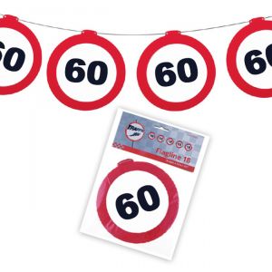 FESTONE GHIRLANDE 60 ANNI - TRAFFIC SIGN