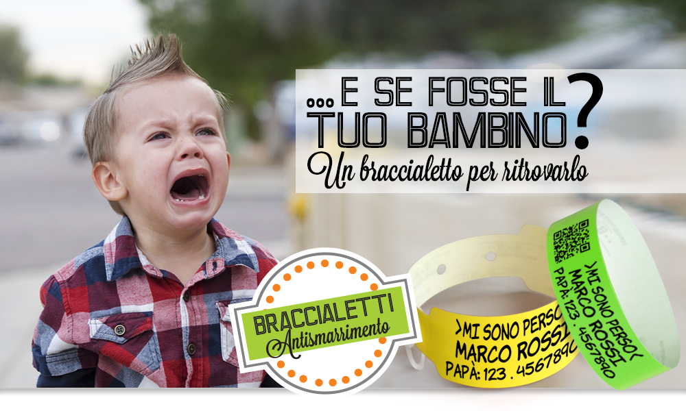 BRACCIALETTI ANTISMARRIMENTO